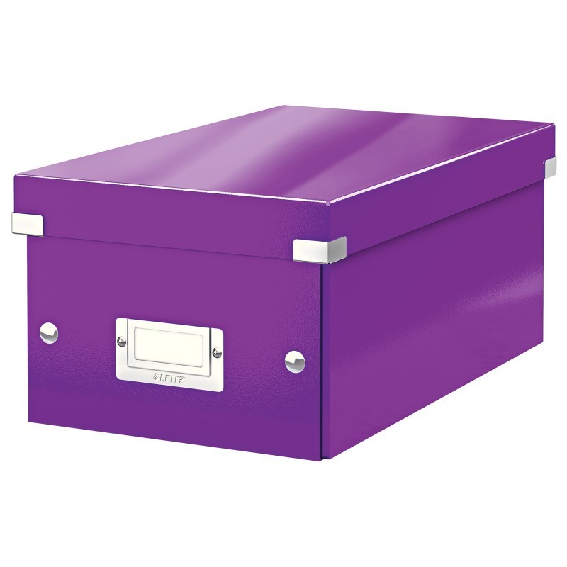 Caixa de Arrumação Leitz WOW Click & Store 6042-00-62 Violeta Caixa de Arrumação Leitz WOW Click & Store 6042-00-62 Violeta