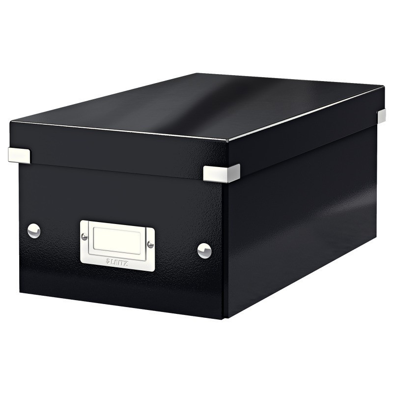 Caixa de Arrumação Leitz WOW Click & Store 6042-00-95 Preto Caixa de Arrumação Leitz WOW Click & Store 6042-00-95 Preto