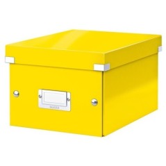 Caixa de Arrumação Leitz WOW Click & Store 6043-00-16 A5 Amarelo