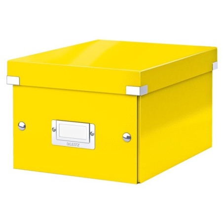Caixa de Arrumação Leitz WOW Click & Store 6043-00-16 A5 Amarelo
