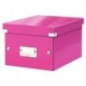 Caixa de Arrumação Leitz WOW Click & Store 6043-00-23 A5 Rosa