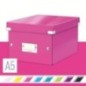 Caixa de Arrumação Leitz WOW Click & Store 6043-00-23 A5 Rosa