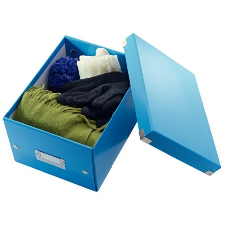 Caixa de Arrumação Leitz WOW Click & Store 6043-00-36 A5 Azul