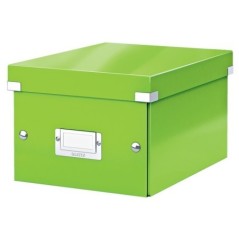 Caixa de Arrumação Leitz WOW Click & Store 6043-00-54 A5 Verde