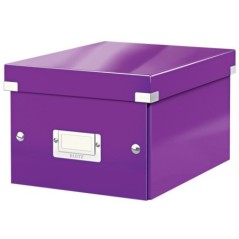 Caixa de Arrumação Leitz WOW Click & Store 6043-00-62 A5 Violeta