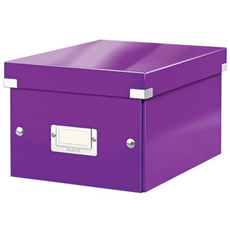Caixa de Arrumação Leitz WOW Click & Store 6043-00-62 A5 Violeta