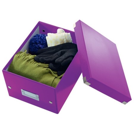 Caixa de Arrumação Leitz WOW Click & Store 6043-00-62 A5 Violeta