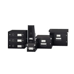 Caixa de Arrumação Leitz WOW Click & Store 6043-00-95 A5 Preto