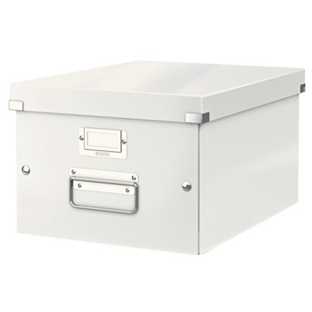Caixa de Arrumação Leitz WOW Click & Store 6044-00-01 A4 Branco