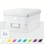 Caixa de Arrumação Leitz WOW Click & Store 6044-00-01 A4 Branco