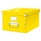 Caixa de Arrumação Leitz WOW Click & Store 6044-00-16 A4 Amarelo