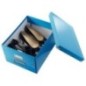 Caixa de Arrumação Leitz WOW Click & Store 6044-00-36 A4 Azul