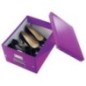 Caixa de Arrumação Leitz WOW Click & Store 6044-00-62 A4 Violeta