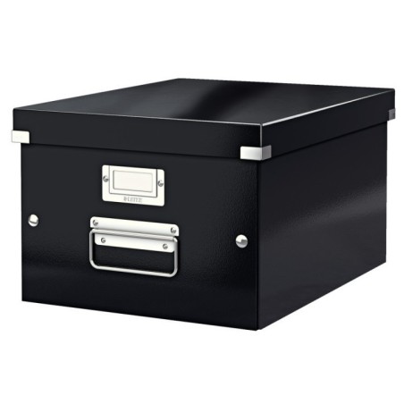 Caixa de Arrumação Leitz WOW Click & Store 6044-00-95 A4 Preto