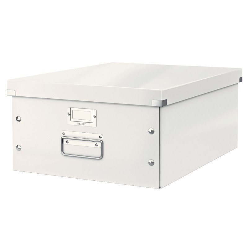 Caixa de Arrumação Leitz WOW Click & Store 6045-00-01 A3 Branco