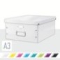 Caixa de Arrumação Leitz WOW Click & Store 6045-00-01 A3 Branco