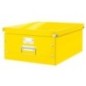Caixa de Arrumação Leitz WOW Click & Store 6045-00-16 A3 Amarelo