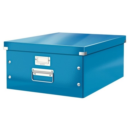 Caixa de Arrumação Leitz WOW Click & Store 6045-00-36 A3 Azul