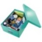 Caixa de Arrumação Leitz WOW Click & Store 6045-00-51 A3 Turquesa