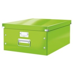 Caixa de Arrumação Leitz WOW Click & Store 6045-00-54 A3 Verde
