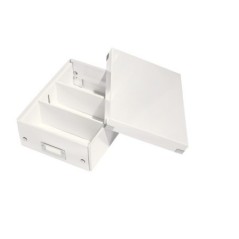 Caixa de Arrumação Leitz WOW Click & Store 6057-00-01 Branco