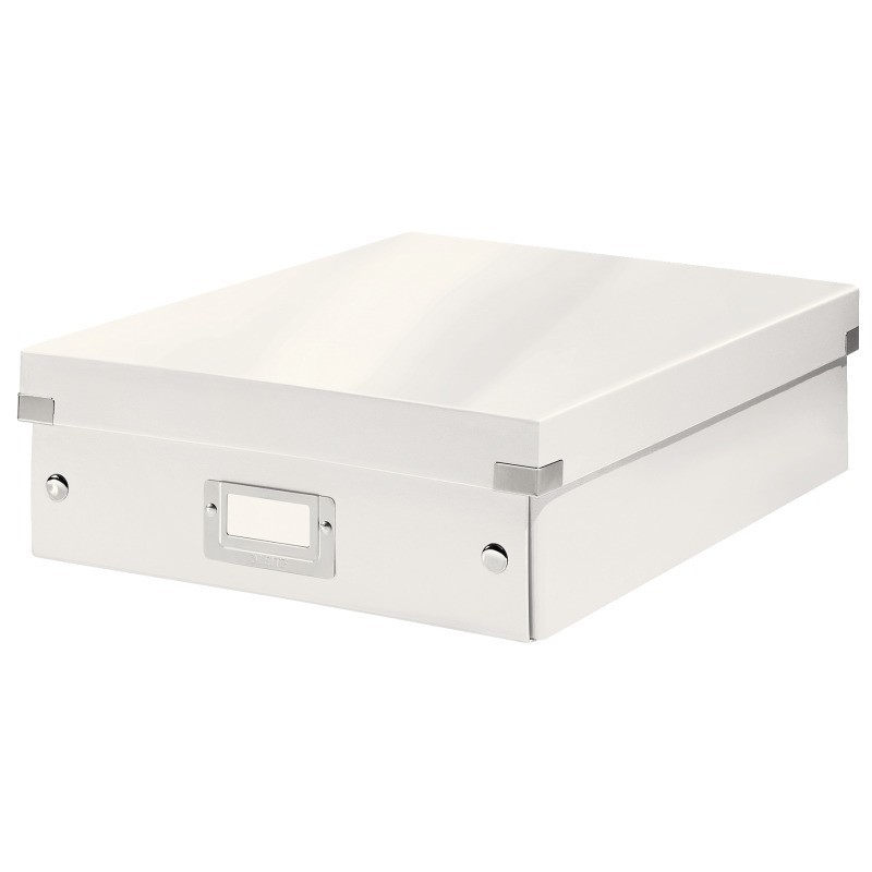 Caixa de Arrumação Leitz WOW Click & Store 6058-00-01 Branco