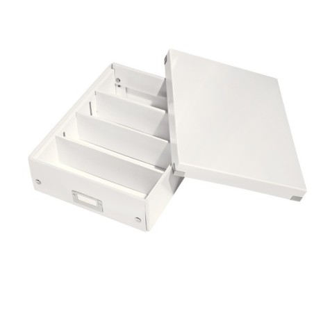 Caixa de Arrumação Leitz WOW Click & Store 6058-00-01 Branco