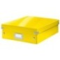 Caixa de Arrumação Leitz WOW Click & Store 6058-00-16 Amarelo