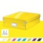 Caixa de Arrumação Leitz WOW Click & Store 6058-00-16 Amarelo