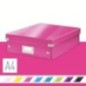 Caixa de Arrumação Leitz WOW Click & Store 6058-00-23 Rosa