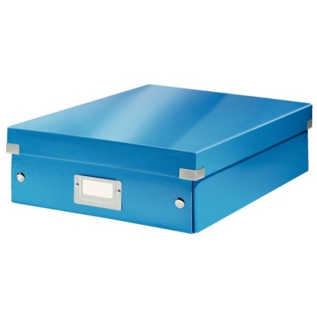 Caixa de Arrumação Leitz WOW Click & Store 6058-00-36 Azul