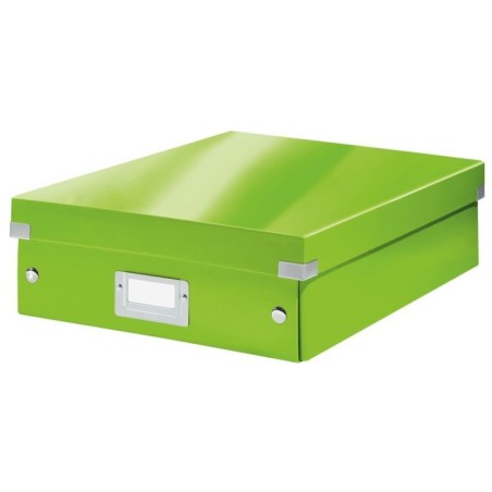 Caixa de Arrumação Leitz WOW Click & Store 6058-00-54 Verde