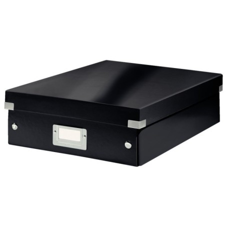 Caixa de Arrumação Leitz WOW Click & Store 6058-00-95 Preto