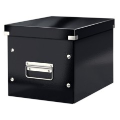 Caixa de Arrumação Leitz WOW Click & Store 6109-00-95 Cube Preto