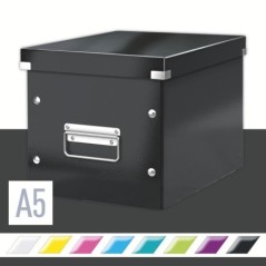 Caixa de Arrumação Leitz WOW Click & Store 6109-00-95 Cube Preto