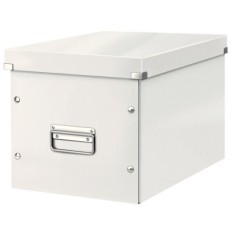 Caixa de Arrumação Leitz WOW Click & Store 6108-00-01 Cube Branco