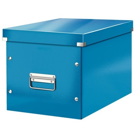 Caixa de Arrumação Leitz WOW Click & Store 6108-00-36 Cube Azul