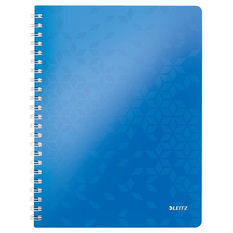 Caderno de Espiral Leitz WOW 4637-01-36 A4 80F 80g Pautado Azul Caderno de Espiral Leitz WOW 4637-01-36 A4 80F 80g Pautado Azul