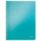 Caderno de Espiral Leitz WOW 4637-01-51 A4 80F 80g Pautado Turquesa Caderno de Espiral Leitz WOW 4637-01-51 A4 80F 80g Pautado Turquesa