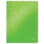 Caderno de Espiral Leitz WOW 4637-01-54 A4 80F 80g Pautado Verde Caderno de Espiral Leitz WOW 4637-01-54 A4 80F 80g Pautado Verde