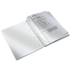 Caderno de Espiral Leitz WOW 4637-01-54 A4 80F 80g Pautado Verde