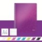 Caderno de Espiral Leitz WOW 4637-01-62 A4 80F 80g Pautado Violeta Caderno de Espiral Leitz WOW 4637-01-62 A4 80F 80g Pautado Violeta