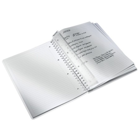 Caderno de Espiral Leitz WOW 4637-01-95 A4 80F 80g Pautado Preto