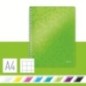 Caderno de Espiral Leitz WOW 4638-01-54 A4 80F 80g Quadriculado Verde Caderno de Espiral Leitz WOW 4638-01-54 A4 80F 80g Quadriculado Verde
