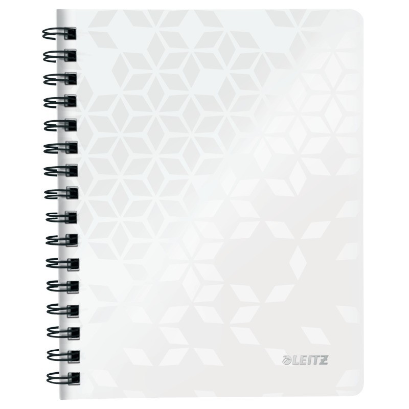 Caderno de Espiral Leitz WOW 4639-01-01 A5 80F 80g Pautado Branco Caderno de Espiral Leitz WOW 4639-01-01 A5 80F 80g Pautado Branco