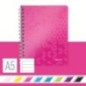 Caderno de Espiral Leitz WOW 4639-01-23 A5 80F 80g Pautado Rosa Caderno de Espiral Leitz WOW 4639-01-23 A5 80F 80g Pautado Rosa