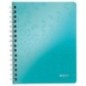 Caderno de Espiral Leitz WOW 4639-01-51 A5 80F 80g Pautado Turquesa Caderno de Espiral Leitz WOW 4639-01-51 A5 80F 80g Pautado Turquesa