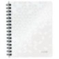 Caderno de Espiral Leitz WOW 4641-01-01 A5 80F 80g Quadriculado Branco Caderno de Espiral Leitz WOW 4641-01-01 A5 80F 80g Quadriculado Branco