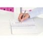 Caderno de Espiral Leitz WOW 4641-01-23 A5 80F 80g Quadriculado Rosa Caderno de Espiral Leitz WOW 4641-01-23 A5 80F 80g Quadriculado Rosa