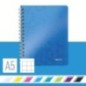 Caderno de Espiral Leitz WOW 4641-01-36 A5 80F 80g Quadriculado Azul Caderno de Espiral Leitz WOW 4641-01-36 A5 80F 80g Quadriculado Azul